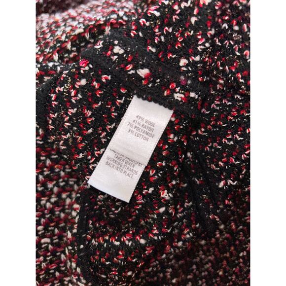 St. John Preppy Academia Old Money Up Town Tweed Three Button Closure Blazer - Picture 7 of 8